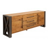 Komoda Thor Nature 200 cm masiv divoký dub  Komody 38809