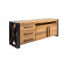 Komoda Thor Natur 195 cm masiv borovice  Komody 40683
