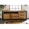 Komoda Thor Vintage Braun 195 cm masiv borovice  Komody 43679