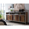 Komoda palisandr United 185 cm v industriálním stylu - VÝPRODEJ  Komody MH01495W0
