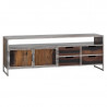 Lowboard Tv stolek United z masivu a kovu - VÝPRODEJ  Komody MH01498X0