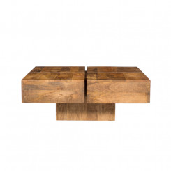 Dřevěný konferenční stolek 80x80 Alabama mango - VÝPRODEJ  Konferenční stolky MH040WX
