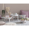 3Set odkládací stolek Shaqe masiv mango - VÝPRODEJ  Odkládací stolky MH1454X