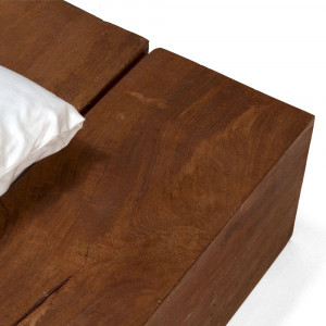 Dřevěná postel Dunlop 180x200 masiv mango - VÝPRODEJ  Postele MH1207WX