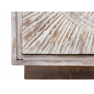 Dřevěná komoda Salma ručně vyřezávaná - VÝPRODEJ  Komody a šatní skříně MH682X
