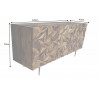 Komoda Alpine 150 cm masiv sheesham  Komody 43449