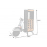 Barová skříň Scooter 160cm masiv mango  Stojany na víno 43600