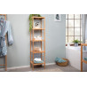 Koupelnový regál Bamboo Spa 145cm BAMBUS  Koupelnové skříňky 40943