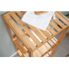 Koupelnový regál Bamboo Spa 145cm BAMBUS  Koupelnové skříňky 40943