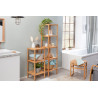 Koupelnový regál Bamboo Spa 145cm BAMBUS  Koupelnové skříňky 40943