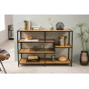 Regál Slim line115 cm divoký dub  Regály 42020