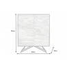 Vysoká komoda Mountain Soul 120cm masiv akácie  Místnosti 43794