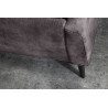 Postel Boutique 180x200cm tmavě šedá samet  Postele 41670