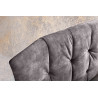 Postel Boutique 180x200cm tmavě šedá samet  Postele 41670