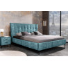 Postel Boutique 180x200cm petrolejová samet  Postele 41428