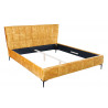 Postel Boutique 180x200cm tmavě žlutá samet  Postele 41667
