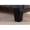 Postel Kensington 160x200cm tmavě šedá mikrovlákno  Postele 40605