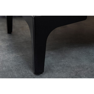 Noční stolek Boutique 50cm tmavě šedý samet Amazonas Noční stolky 41671