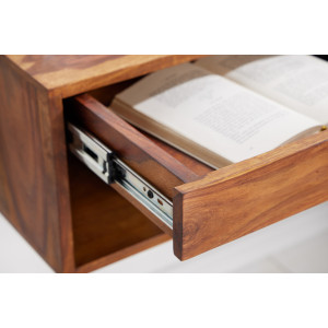 Závěsný noční stolek Makassar Lagos 50cm masiv sheesham  Noční stolky 43943