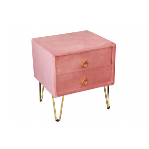 Noční stolek pearl 50 CM tmavě růžový  Noční stolky 41021