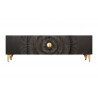 Televizní stolek Golden Sunset 180 CM masiv mango Black TV stolky a komody 44303