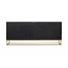 Komoda Illusion 177cm masiv mango Black TV stolky a komody 44320
