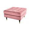 Taburet Cozy Velvet 80cm tmavě růžový samet  Taburety a podnožky 43607