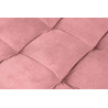 Taburet Cozy Velvet 80cm tmavě růžový samet  Taburety a podnožky 43607