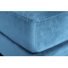 Taburet Cozy Velvet 80cm Blue samet  Taburety a podnožky 43608
