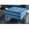 Taburet Cozy Velvet 80cm Blue samet  Taburety a podnožky 43608