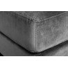 Taburet Cozy Velvet 80cm šedý samet  Taburety a podnožky 43132