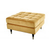 Taburet Cozy Velvet 80cm tmavě žlutý samet  Taburety a podnožky 41302