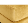 Taburet Cozy Velvet 80cm tmavě žlutý samet  Taburety a podnožky 41302