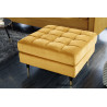 Taburet Cozy Velvet 80cm tmavě žlutý samet  Taburety a podnožky 41302