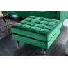 Taburet Cozy Velvet 80cm zelený samet  Taburety a podnožky 43133