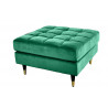 Taburet Cozy Velvet 80cm zelený samet  Taburety a podnožky 43133