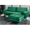 Taburet Cozy Velvet 80cm zelený samet  Taburety a podnožky 43133
