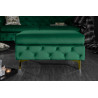 Taburet Modern Barock 90cm smaragdově zelený  Taburety a podnožky 39611