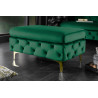 Taburet Modern Barock 90cm smaragdově zelený  Taburety a podnožky 39611