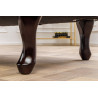 Lenoška Chesterfield 170cm šedá samet Chesterfield Sedací soupravy 41253