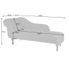 Lenoška Chesterfield 170cm šedá samet Chesterfield Sedací soupravy 41253