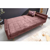 Pohovka Couture 195cm tmavě růžová rozkládací  Sedací soupravy 42495