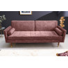 Pohovka Couture 195cm tmavě růžová rozkládací  Sedací soupravy 42495