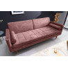 Pohovka Couture 195cm tmavě růžová rozkládací  Sedací soupravy 42495