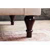 Pohovka PARIS 225 cm šampaňská samet Chesterfield Sedací soupravy 42662
