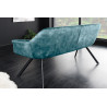 Stolová lavice Papillon 165cm petrolejová samet  Sedací soupravy 44528
