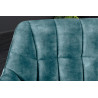 Stolová lavice Papillon 165cm petrolejová samet  Sedací soupravy 44528