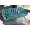 Stolová lavice Papillon 165cm petrolejová samet  Sedací soupravy 44528