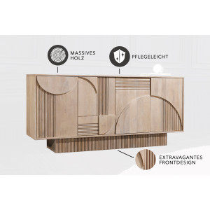 Komoda ART DECO 170 CM masiv mango  Komody 44060