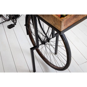 Barový pult Bicycle 195cm masiv mango  Stojany na víno 42103